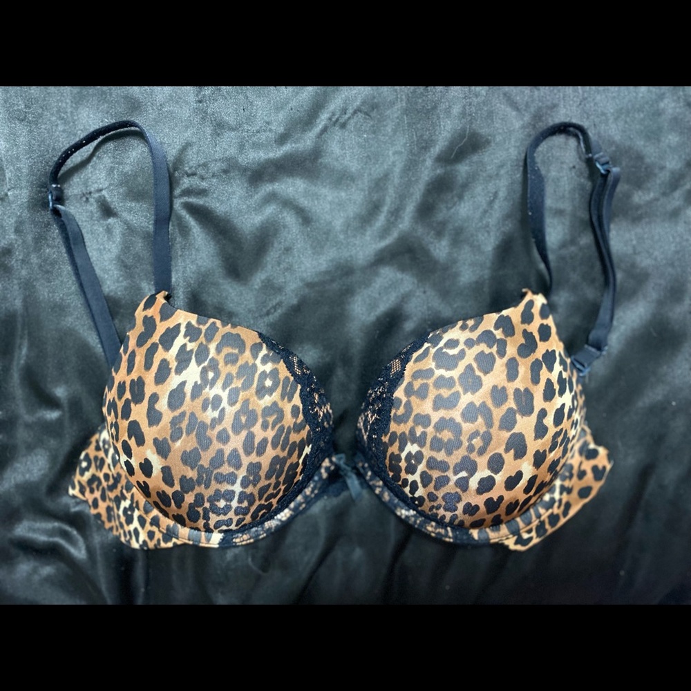 Leopard/Cheetah/Animal Print Push-up Bra Lasenza